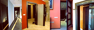 Врати MDF, естествен фурнир